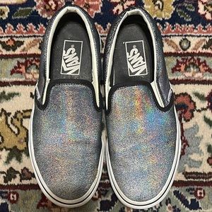 Holographic Vans Size 7